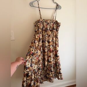 Boutique Natural Life Maxi Summer Smocked Dress Size Large